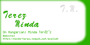 terez minda business card